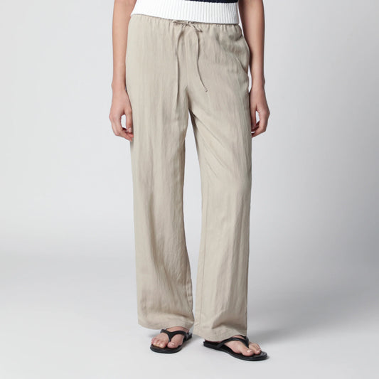 Dunst Beige rayon trousers