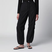 Dunst Black Utility Parachute trousers