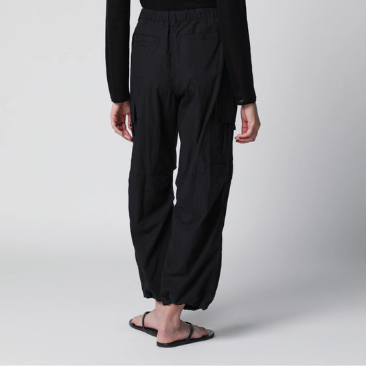Dunst Black Utility Parachute trousers