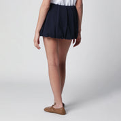 Dunst Navy blue voluminous mini skirt