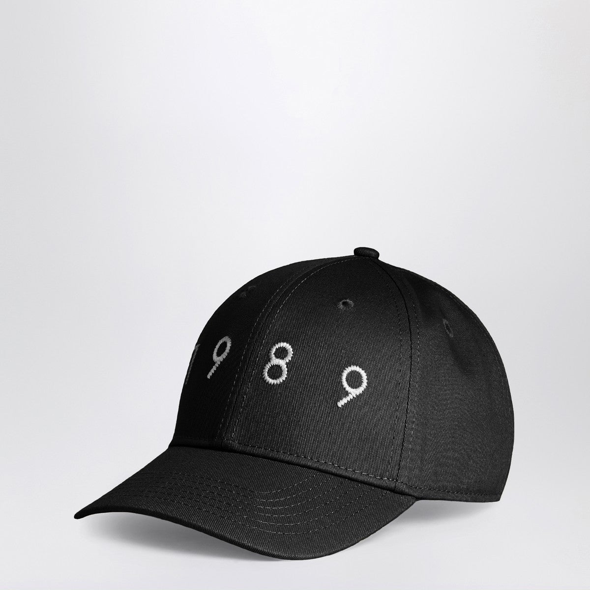 Casquette de baseball STUDIO 1989 en coton noir