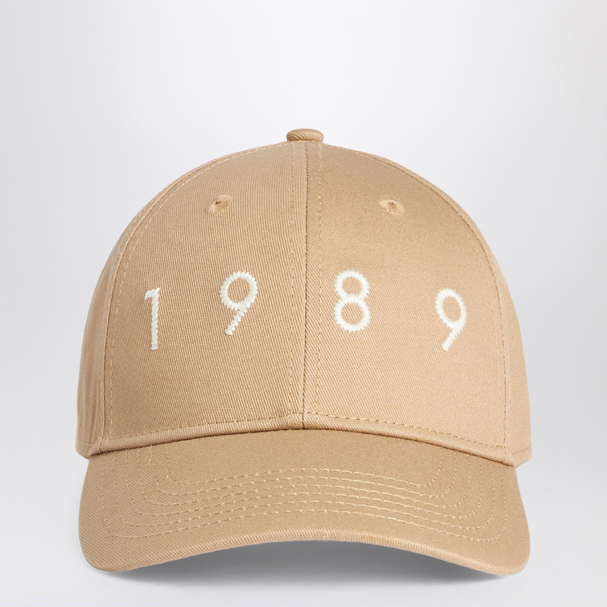 Casquette de baseball STUDIO 1989 camel en coton