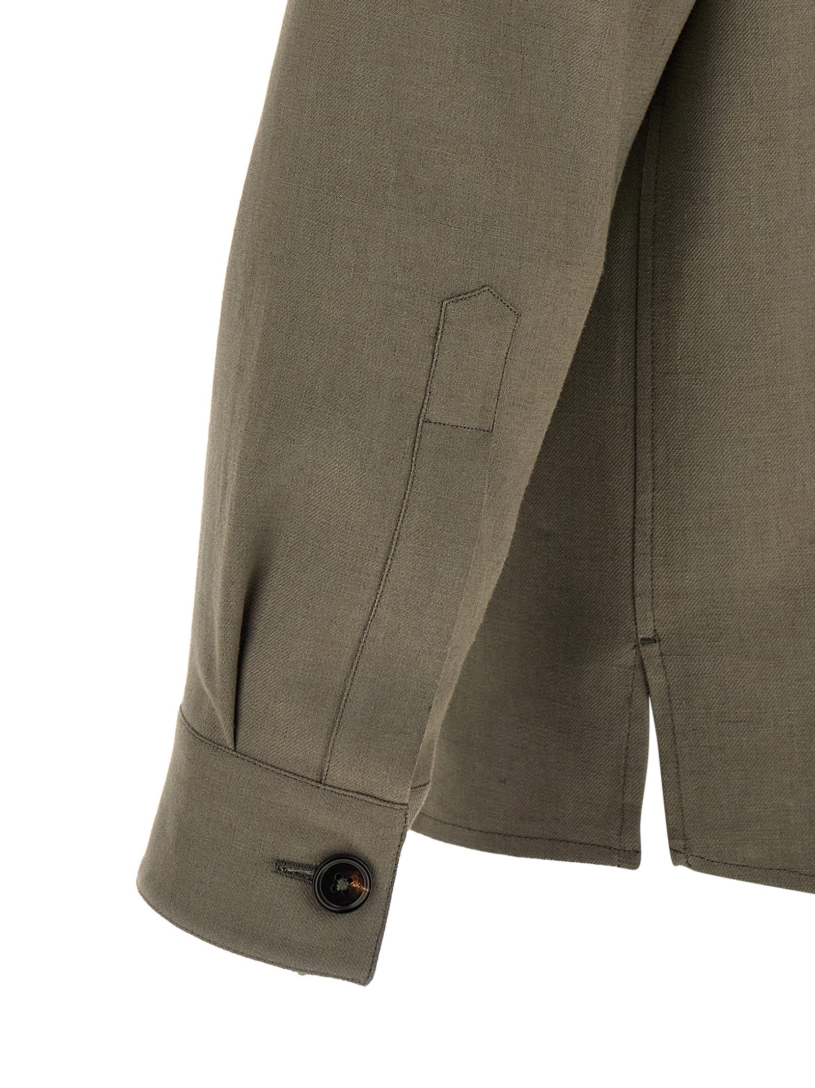 Zegna Oasi Lino Overshirt — Men's Linen Shirt