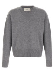Ami Paris Puff Logo Patch Sweater