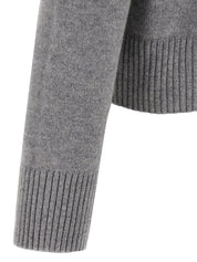 Ami Paris Puff Logo Patch Sweater