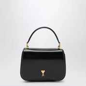 Ami Paris Shoulder Bag in Black — Compact Luxury