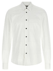 Kiton Buba Shirt for Men — White Cotton Shirt, Luxury Fit