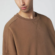 Entire Studios Brown cotton crewneck sweatshirt