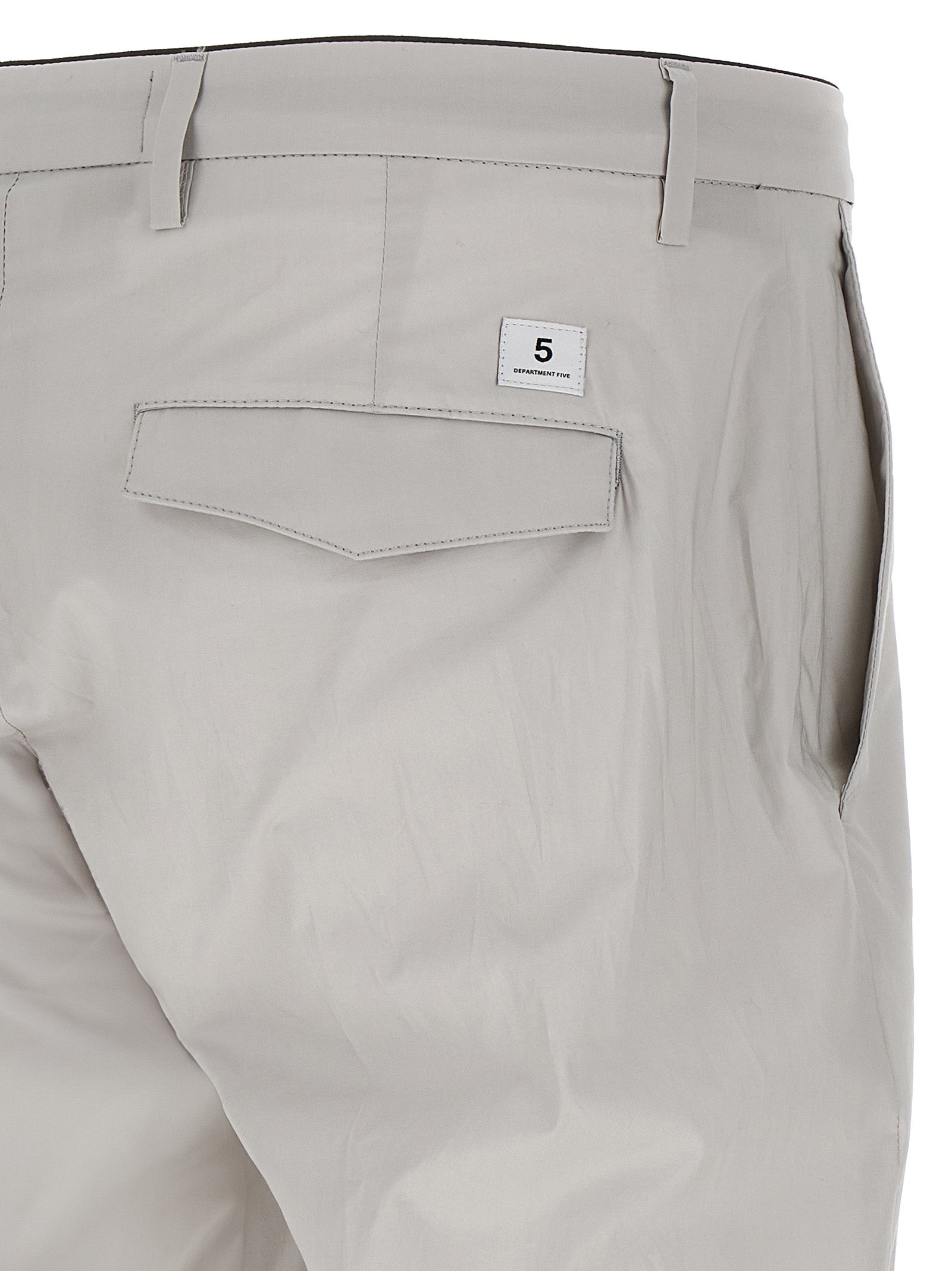 Department 5 Prince Trousers — Slim Gray Crop Pants