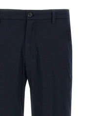 Department 5 Prince Trousers — Slim Blue Crop Fit