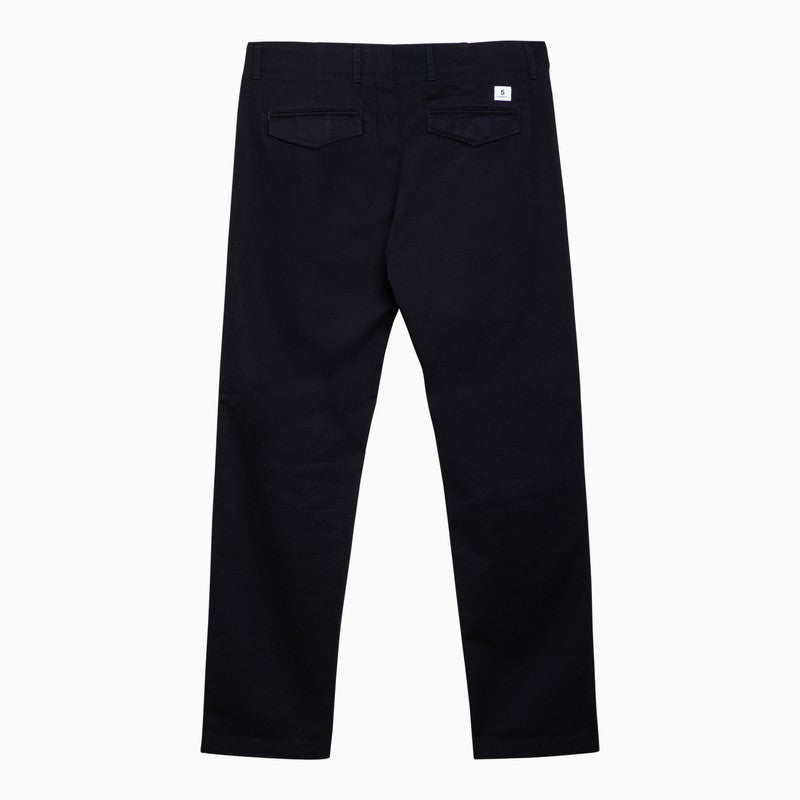 DEPARTMENT 5 Regular navy cotton trousers