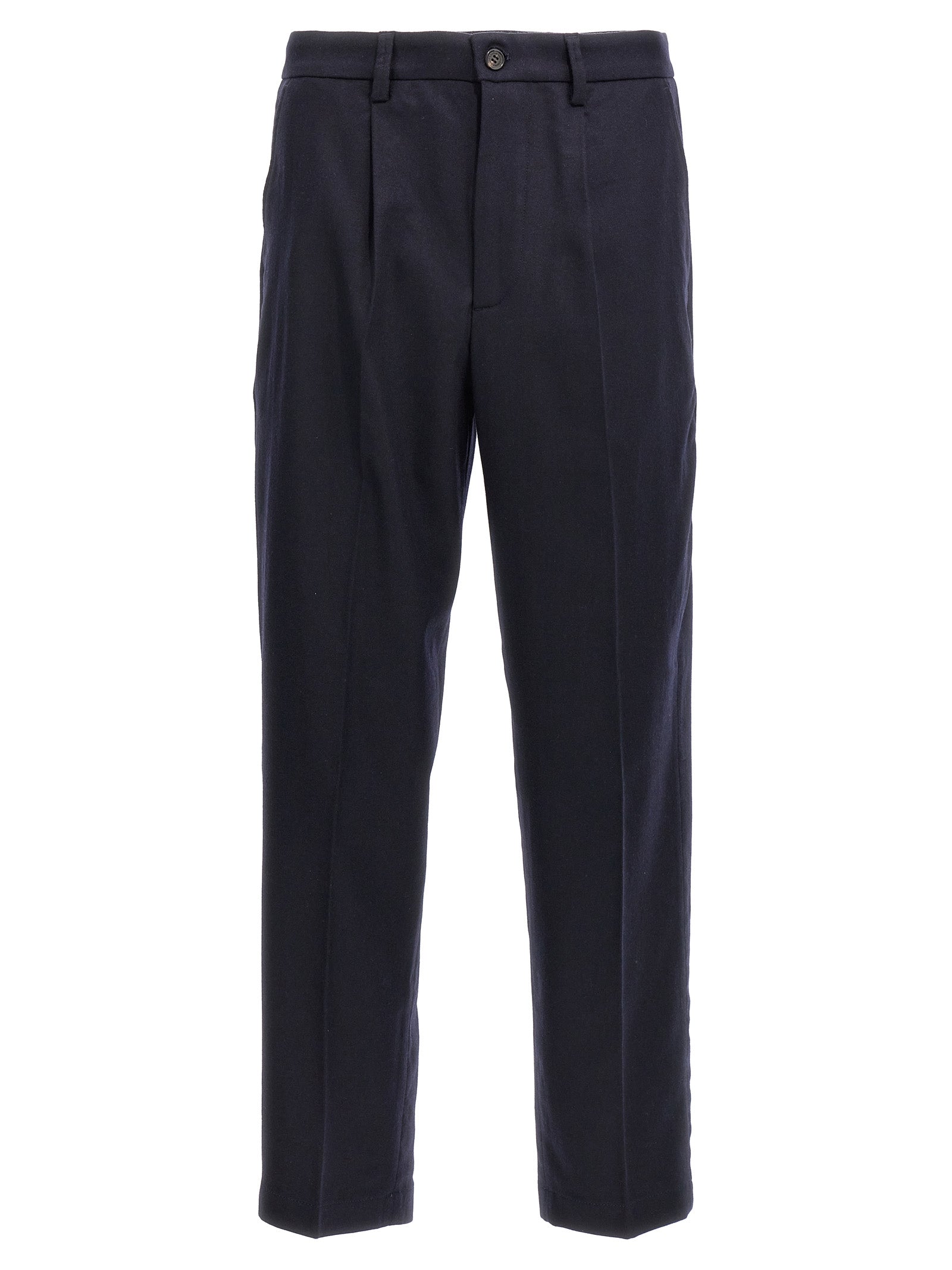 Department 5 Gin Trousers for Men — Blue Wool Blend