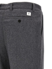 Department 5 Gin Trousers — Gray Wool Straight Fit