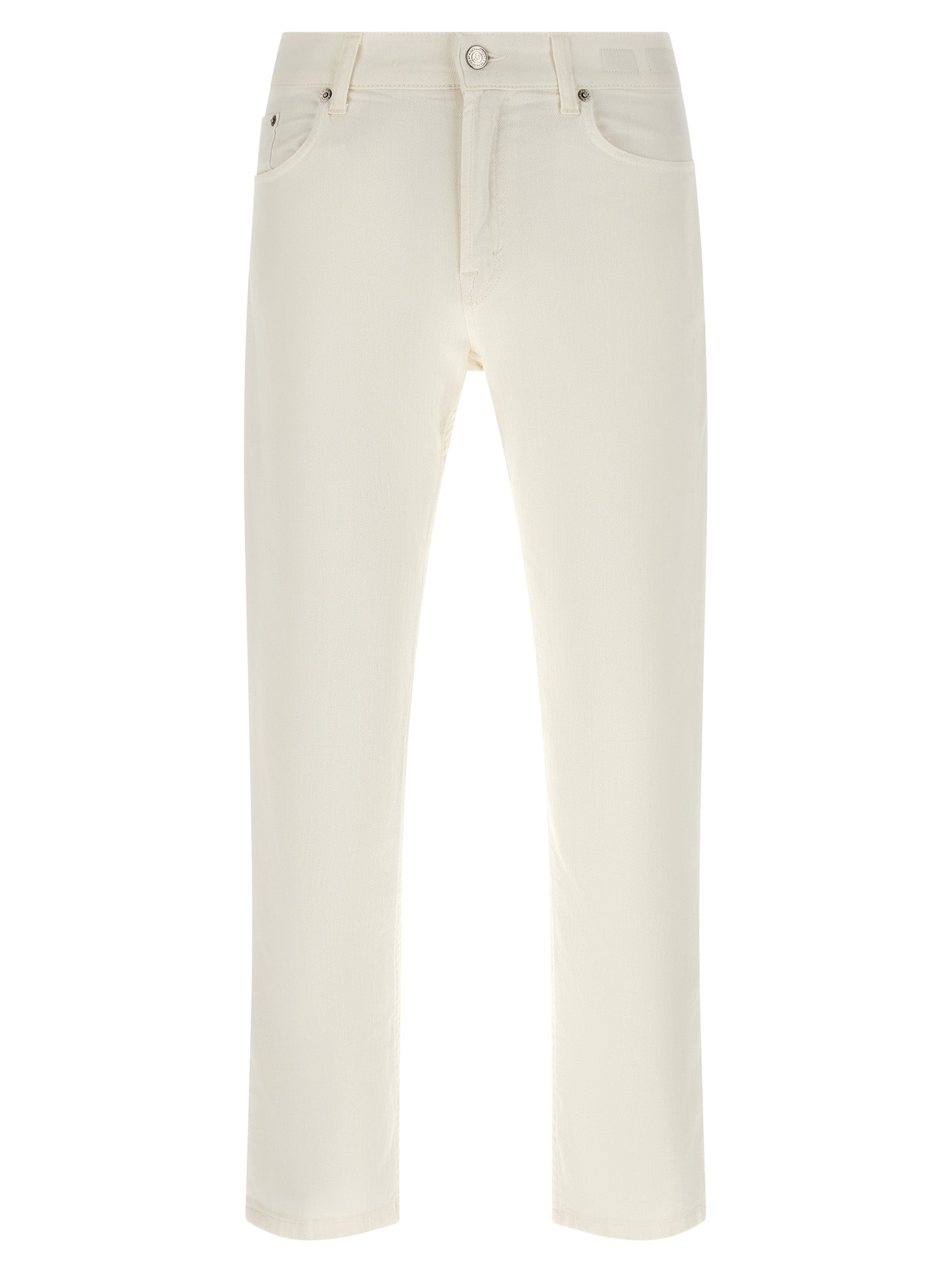 Department 5 Talk Jeans — Men's White Crop Straight Jeans