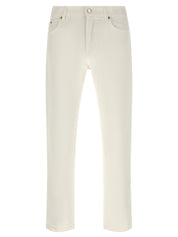Department 5 Talk Jeans — Men's White Crop Straight Jeans