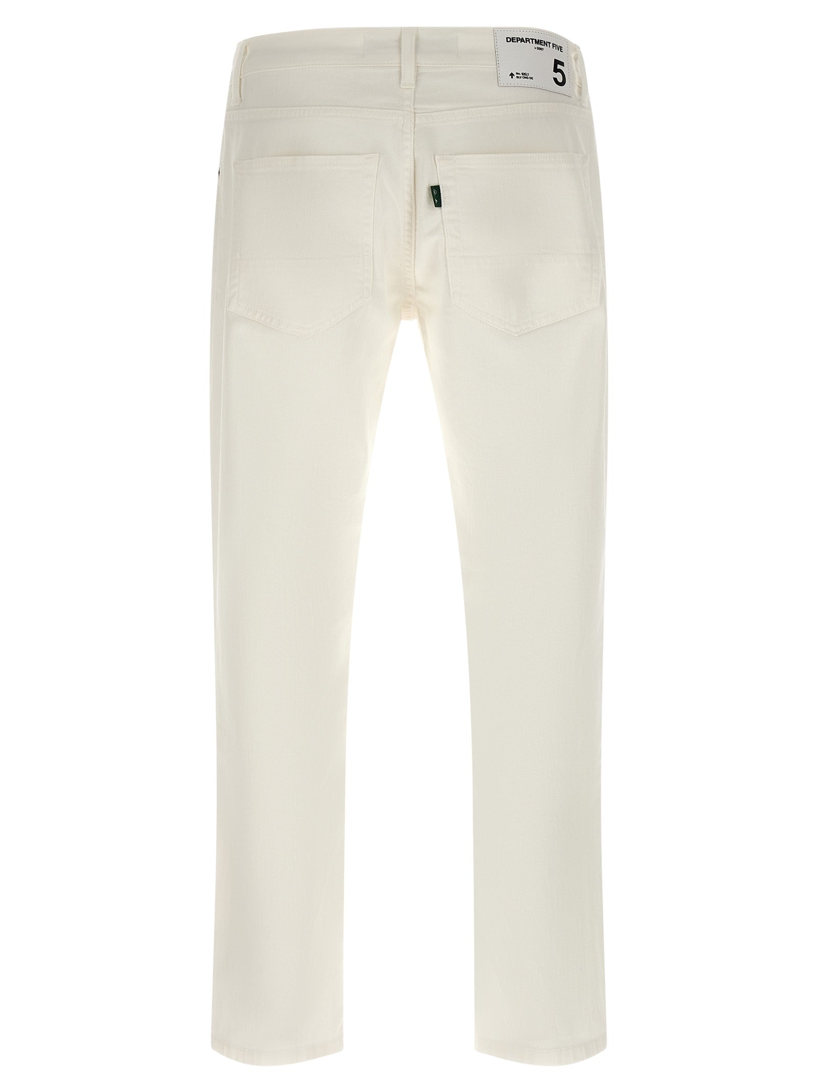 Department 5 Talk Jeans — Men's White Crop Straight Jeans