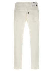 Department 5 Talk Jeans — Men's White Crop Straight Jeans