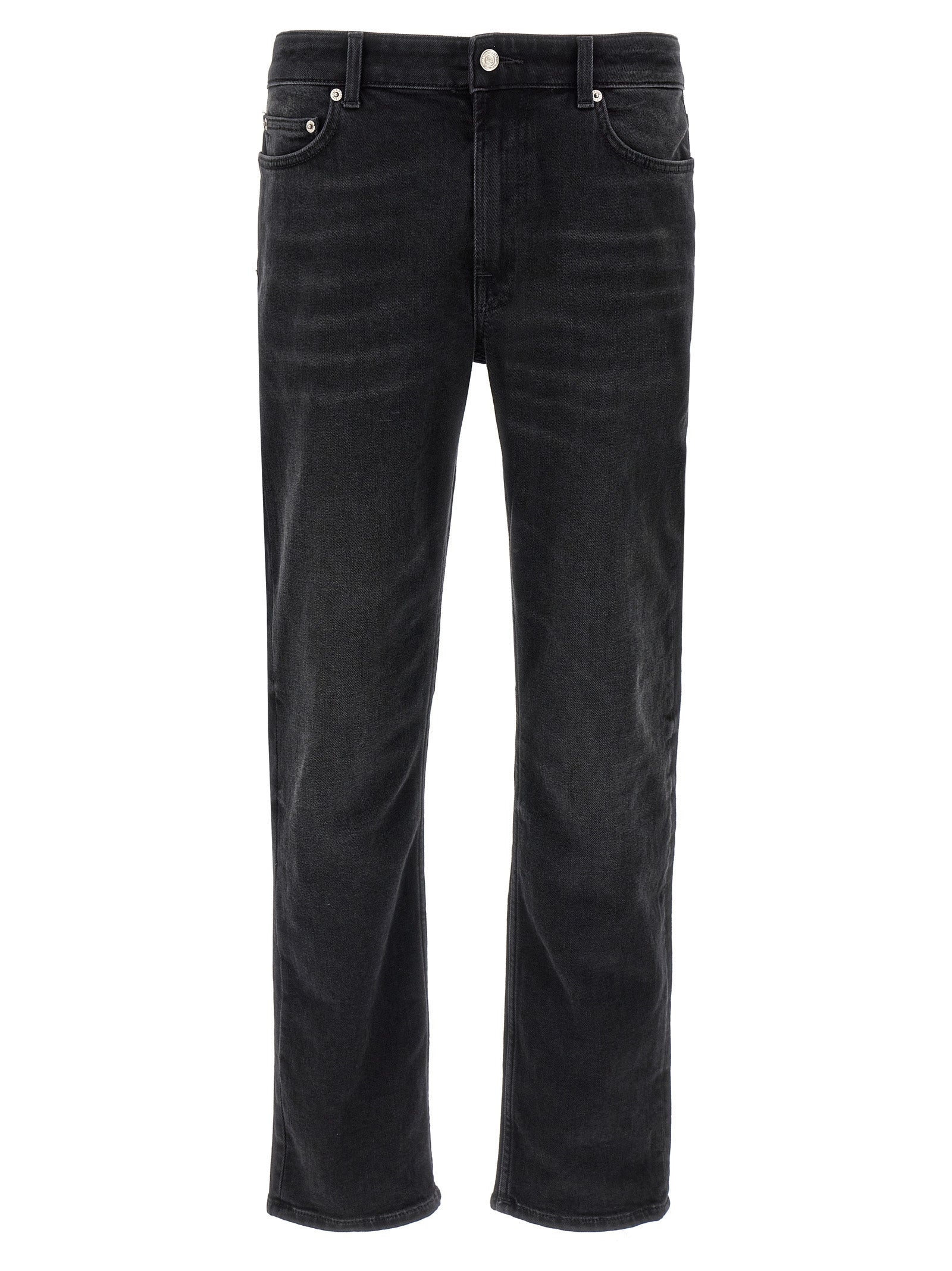 Department 5 Stone Jeans — Men's Black Cropped Fit