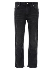 Department 5 Stone Jeans — Men's Black Cropped Fit