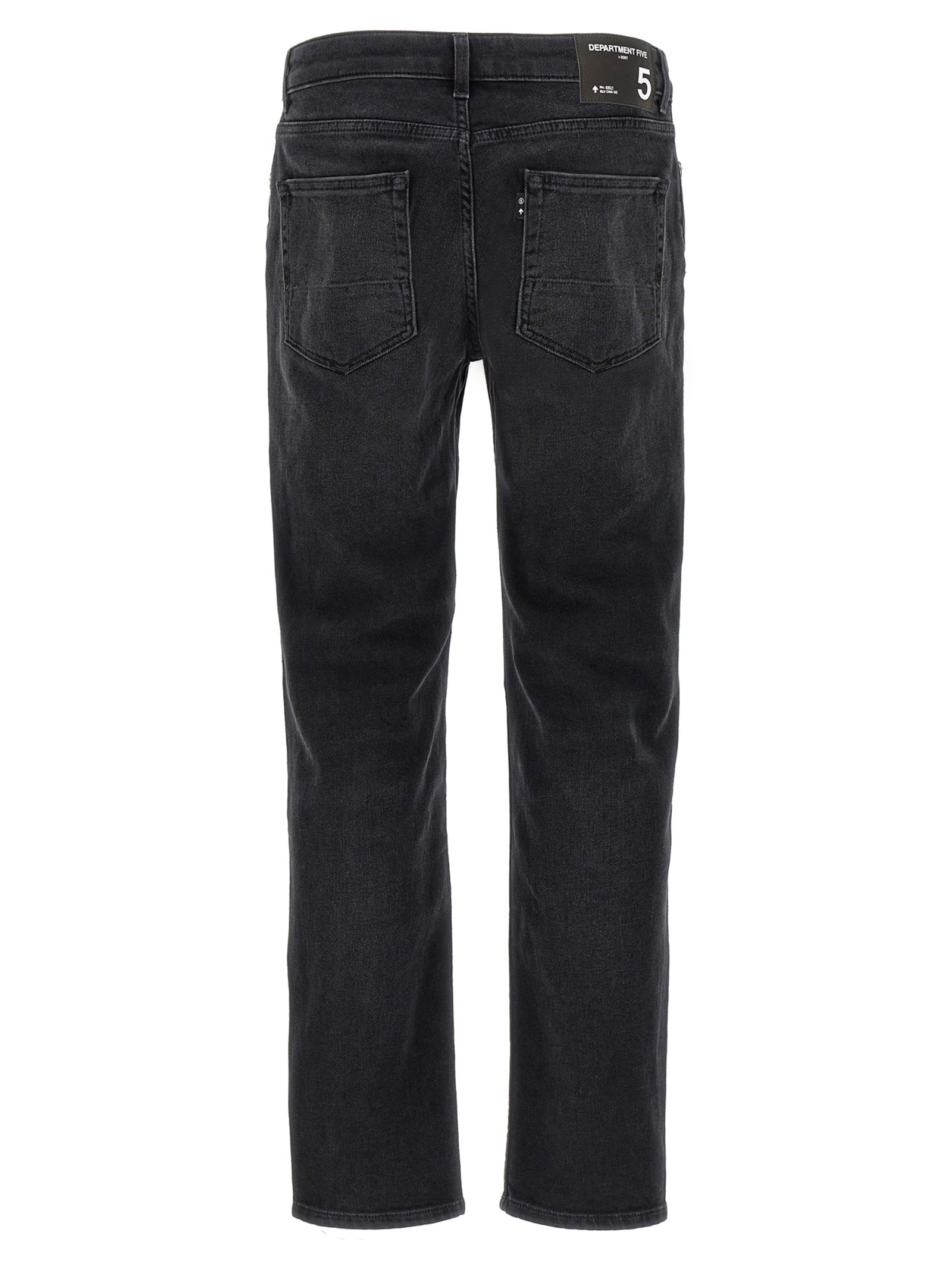 Department 5 Stone Jeans — Men's Black Cropped Fit