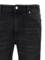 Department 5 Stone Jeans — Men's Black Cropped Fit