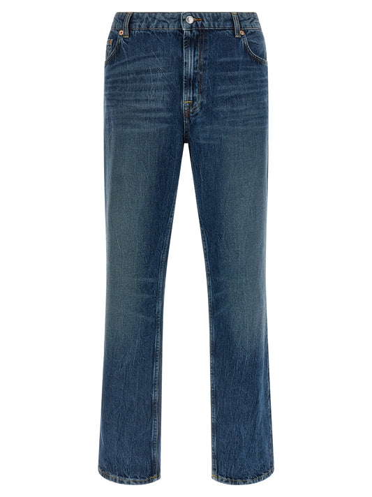 Department 5 Stones Jeans for Men — Blue Straight Fit