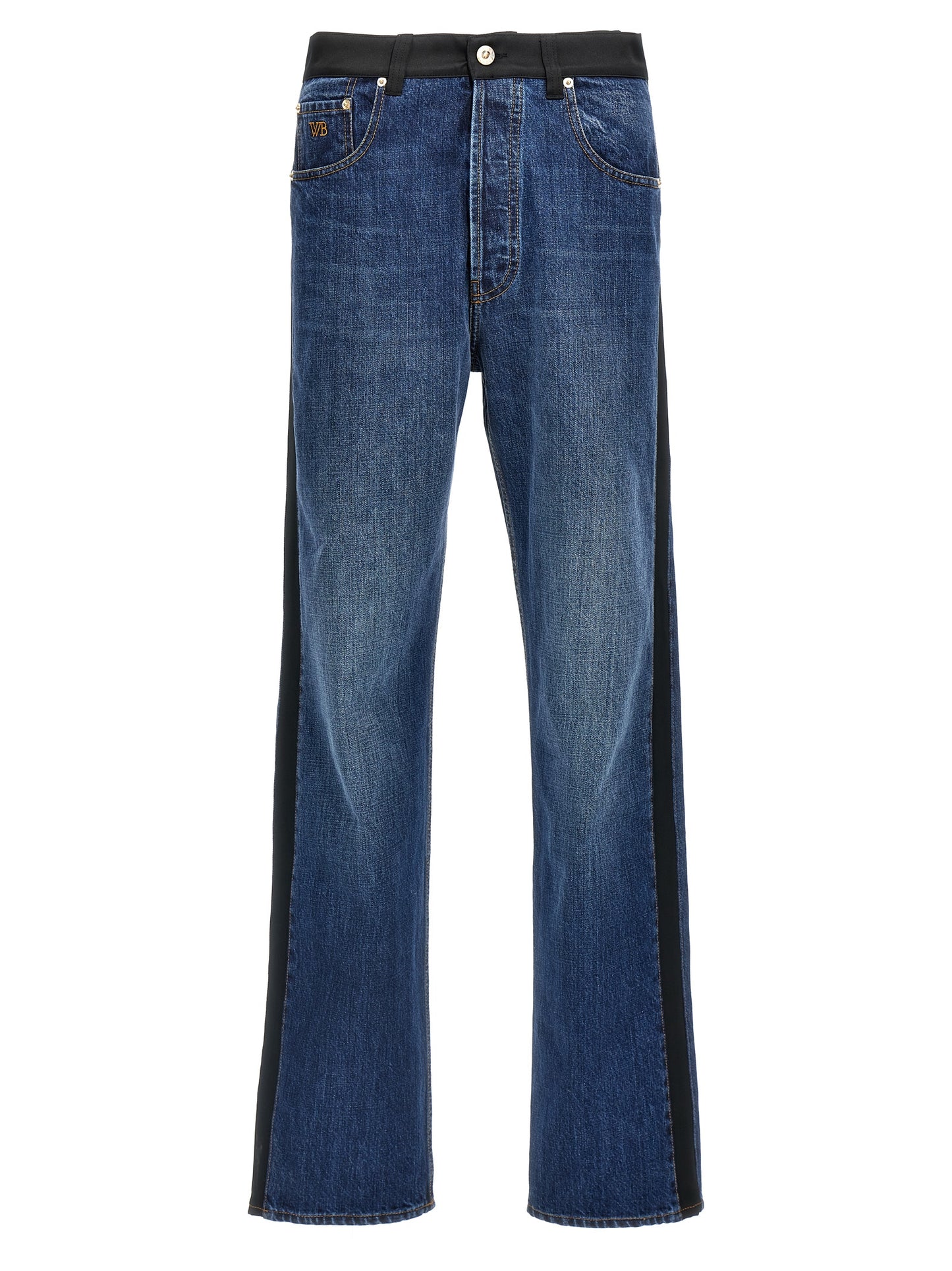 Wales Bonner Echo Denim Jeans — High-Waist Blue Jeans
