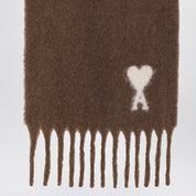 Ami Paris Foulard Ami de Coeur Noisette