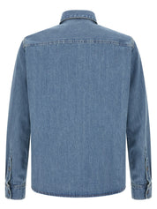 Ami Paris Ami De Coeur Denim Shirt