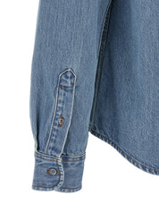 Ami Paris Ami De Coeur Denim Shirt