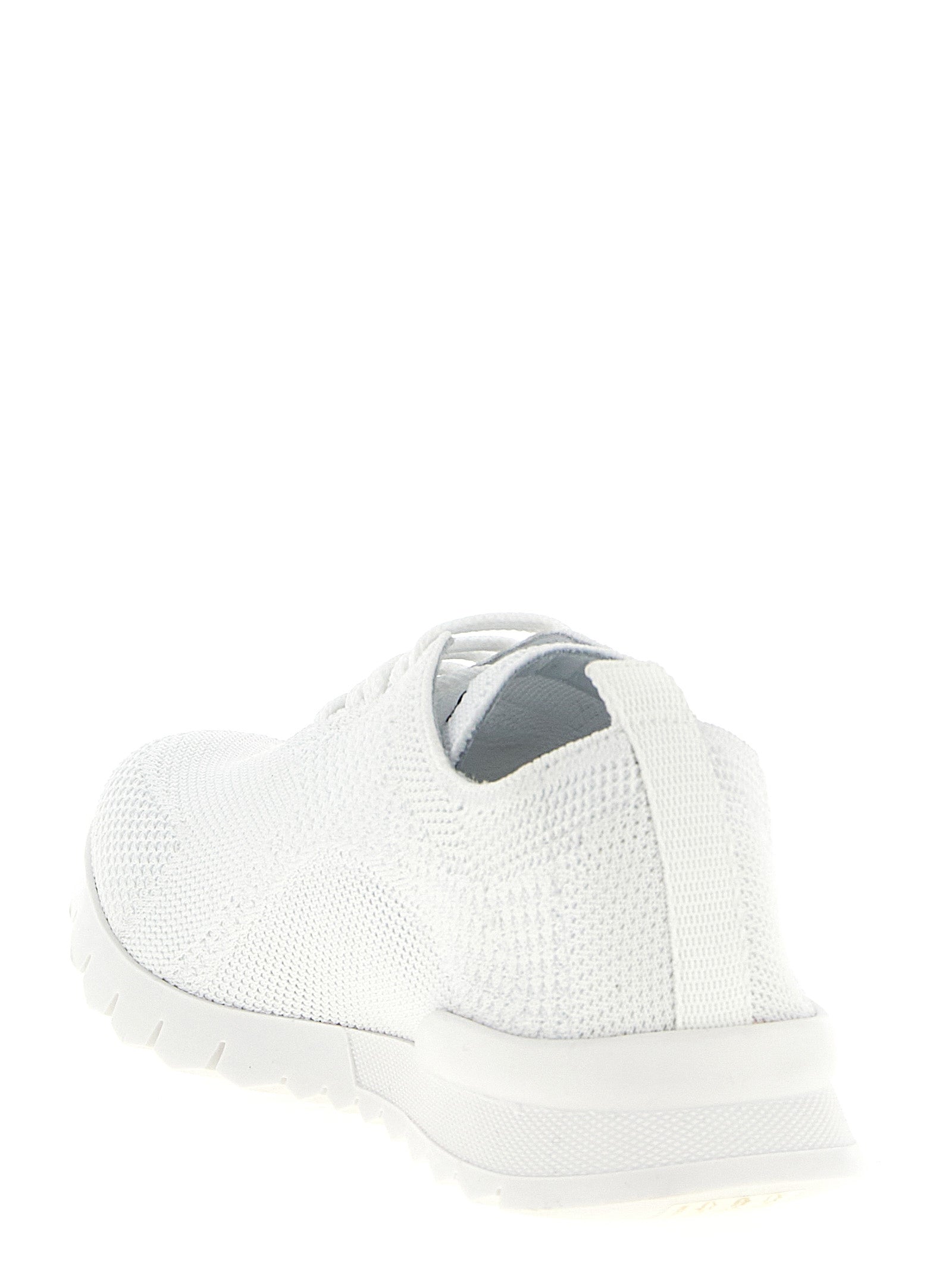 Kiton Sneakers — Fits Knit Trainer for Men, White