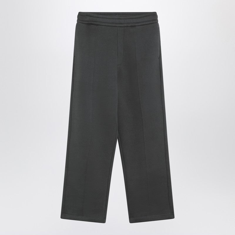 Ami Paris Anthracite grey Ami De Coeur jogging trousers in brushed cotton