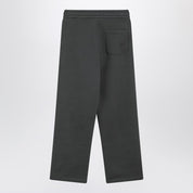 Ami Paris Anthracite grey Ami De Coeur jogging trousers in brushed cotton