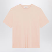 Ami Paris T-shirt Ami De Coeur rose blush en coton