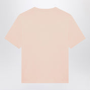 Ami Paris T-shirt Ami De Coeur rose blush en coton