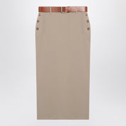Moschino Jupe beige virgin wool skirt