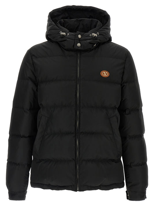 Valentino Garavani Vlogo Down Jacket for Men — Black