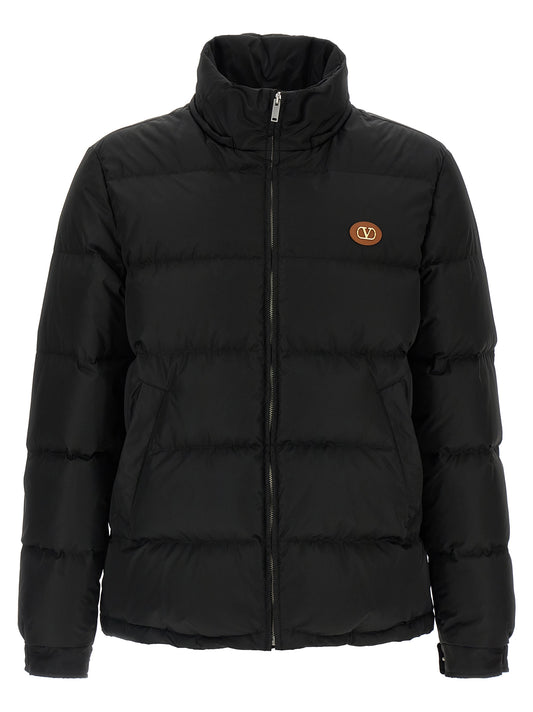 Valentino Garavani Vlogo Down Jacket for Men — Black