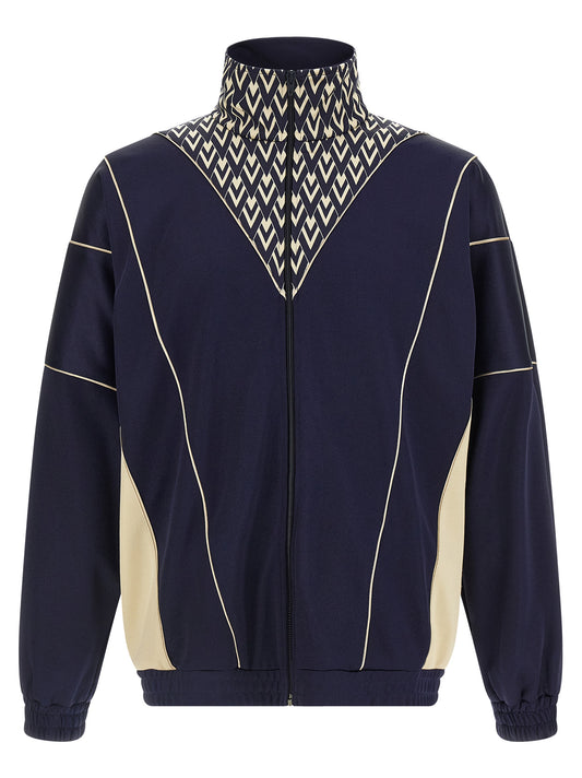 Valentino Garavani Sweatshirt for Men — Blue Topwear