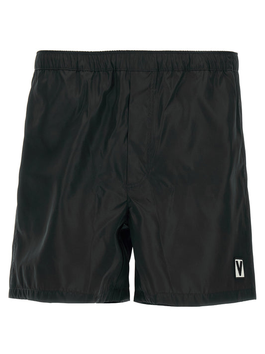 Valentino Garavani Swimsuit — Men's Beachwear (Black)