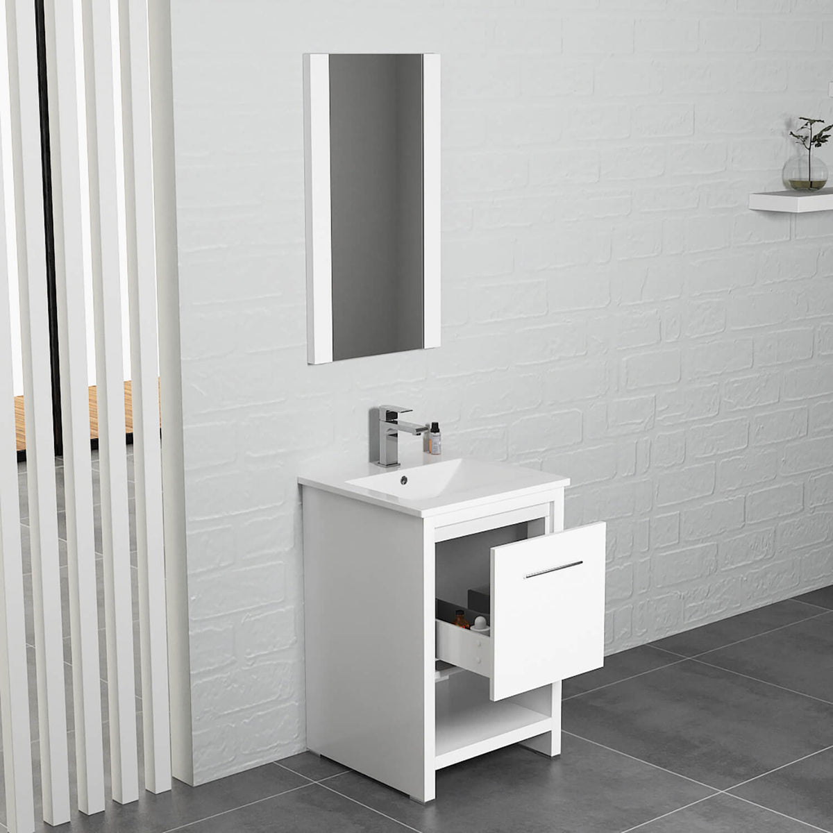 Blossom Milan 20 Inch Bathroom Vanity - V8014 20 01