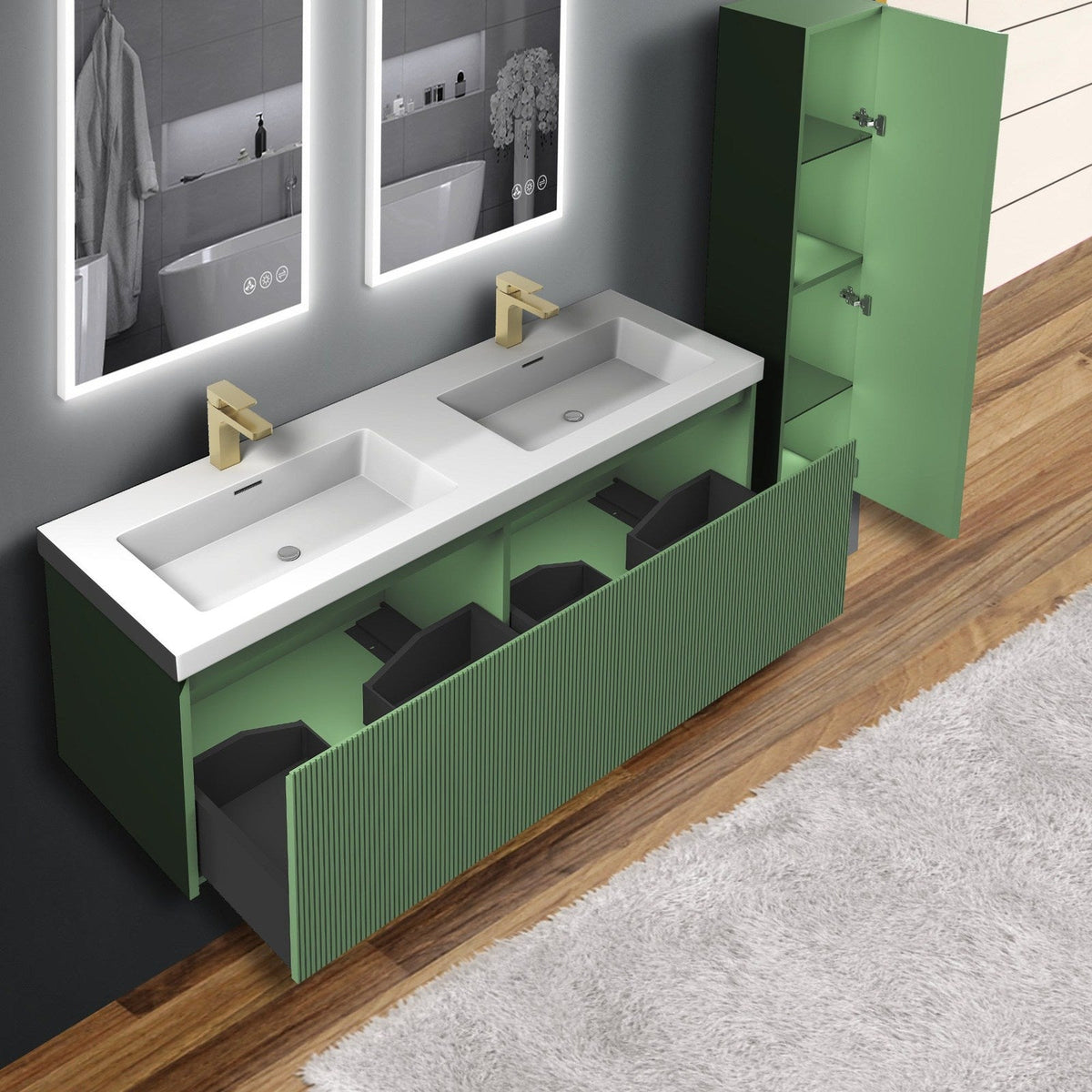 Blossom Positano 60″ Bathroom Double Vanity - V8028 60 01
