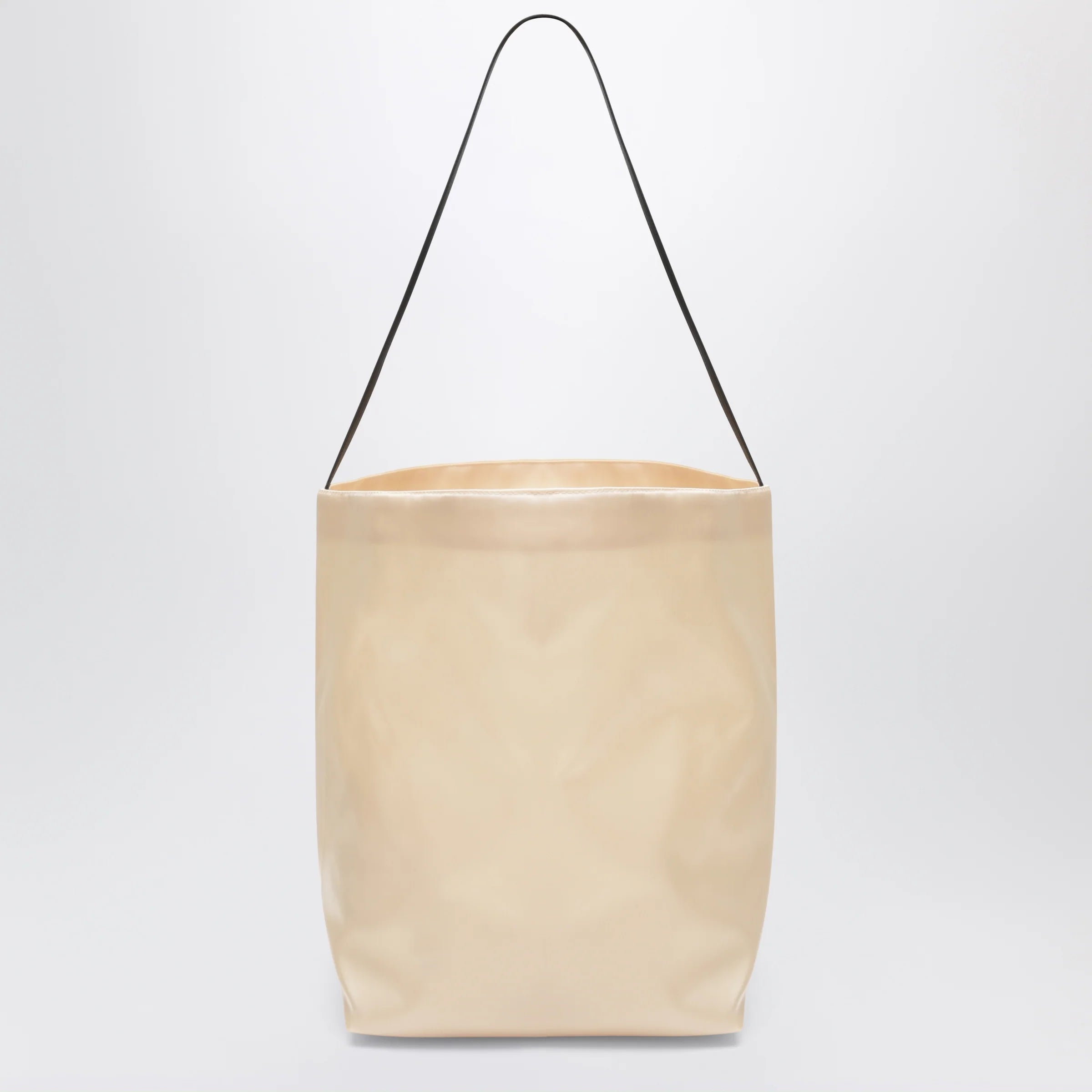VALESQUE Bucket tote bag in pearl nylon