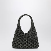 Hibourama Black Vannifique Small bag with crystals