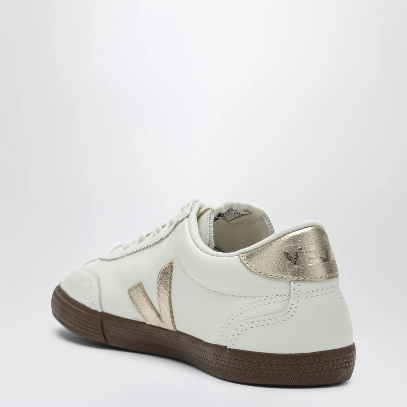 VEJA Volley Sneakers in white/platinum leather