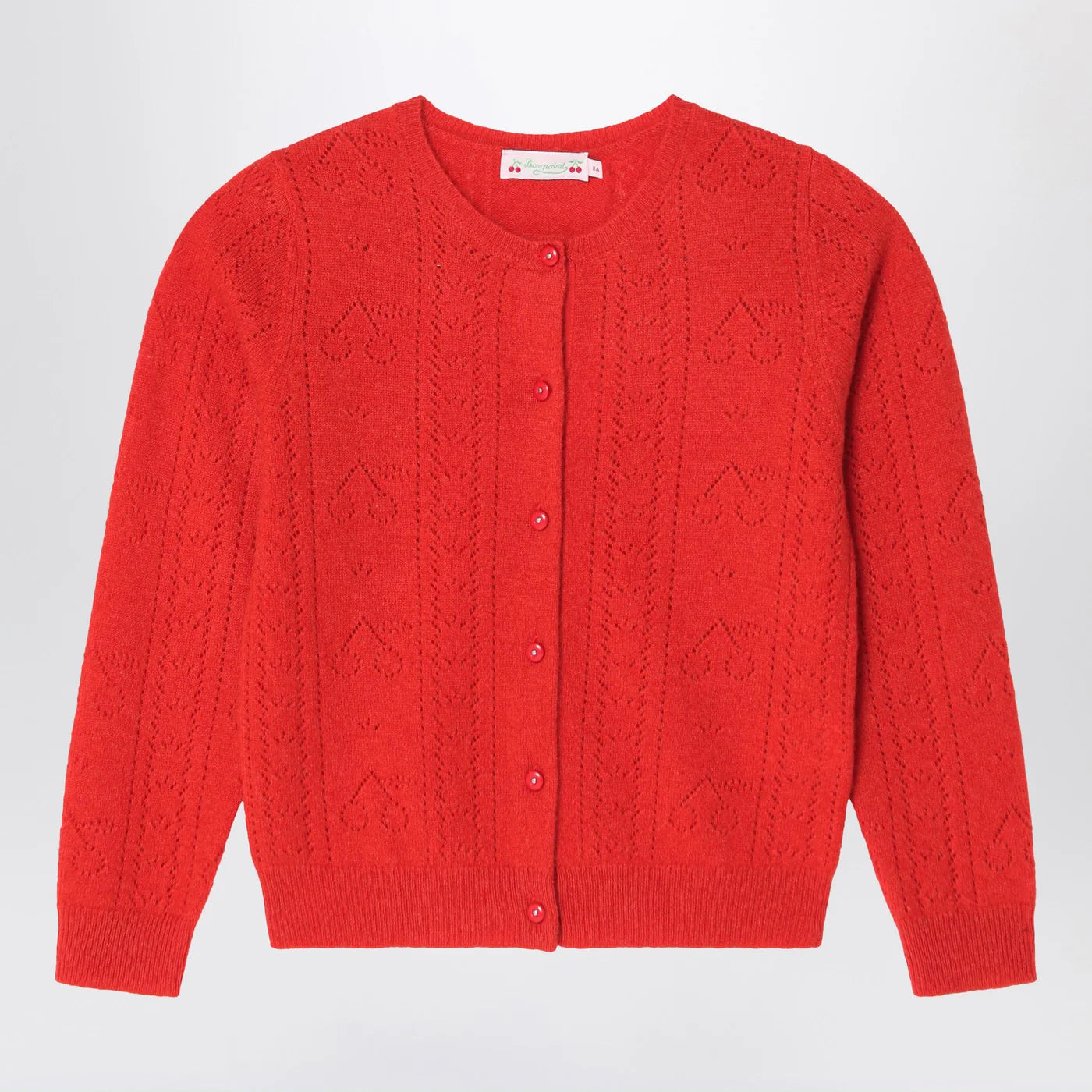 Bonpoint Red Cashmere Cardigan – Knitwear for Women