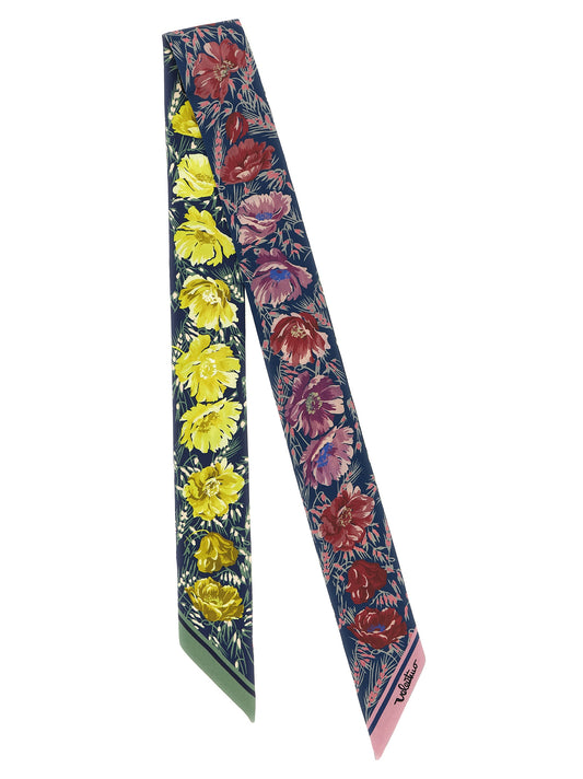 Valentino Garavani Silk Bandeau Scarf — Apres Lhiver Poppies