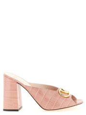 Valentino Garavani Vlogo Signature Slides - Pink Sandals