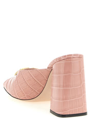 Valentino Garavani Vlogo Signature Slides - Pink Sandals