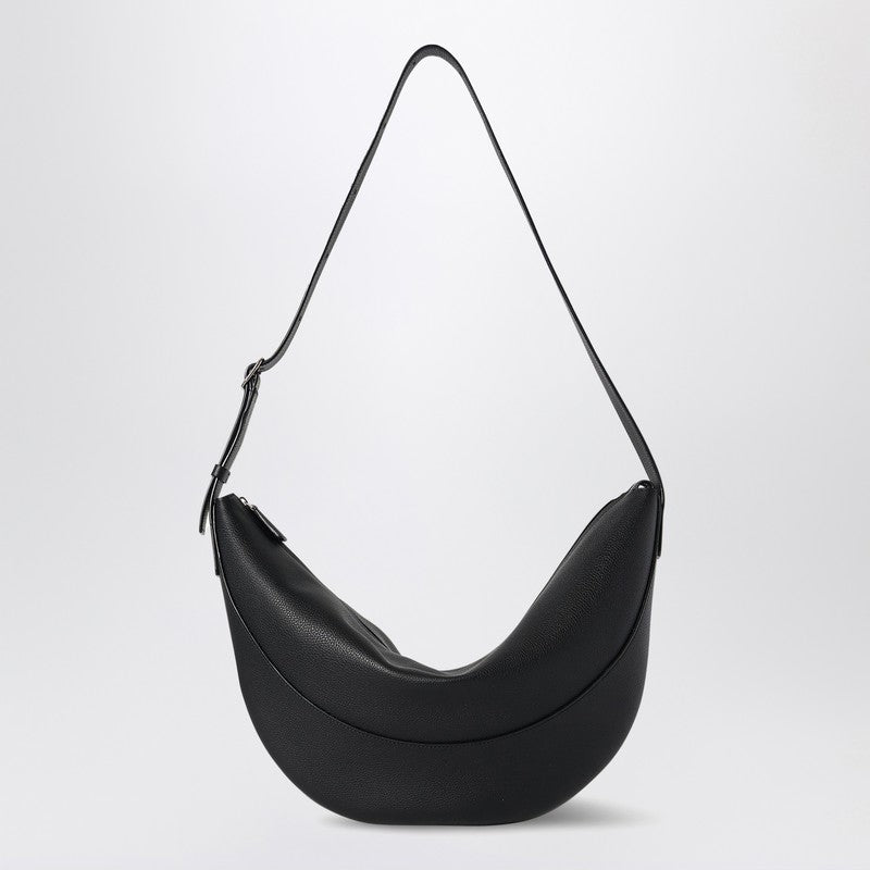 Sac Jouve en cuir noir The Row